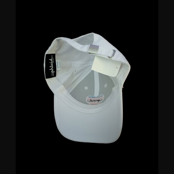 The Phluid Project White Cotton Pride Proud Rainbow Heart Adjustable Dad Hat - Picture 7 of 7